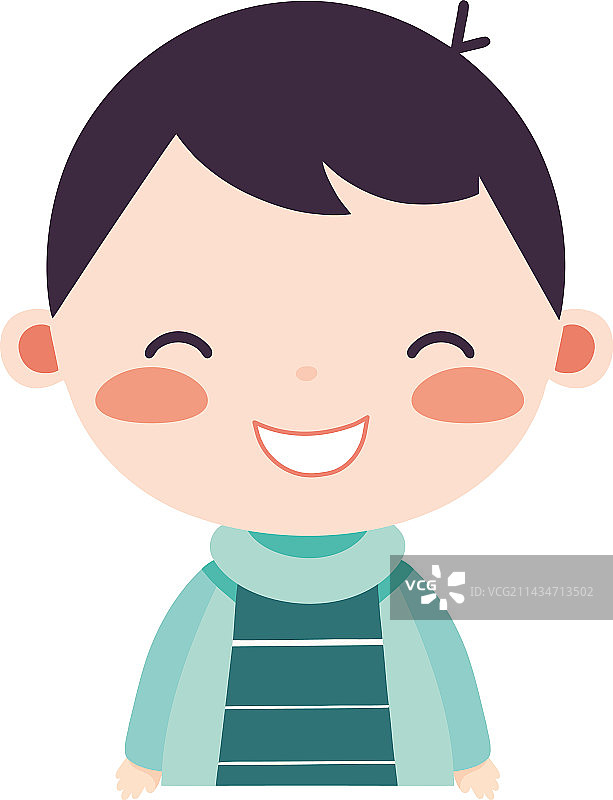玩得开心的微笑儿童设计图片素材