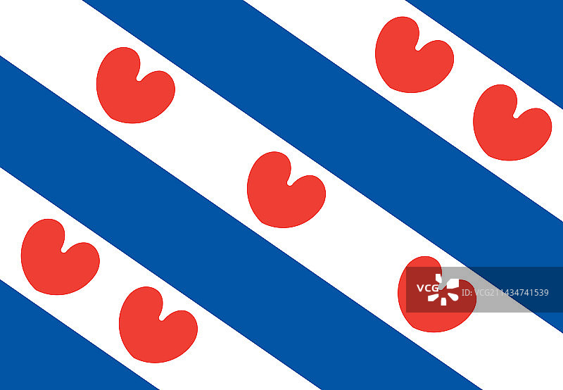 弗里斯兰省旗帜图片素材