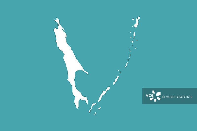 萨哈林州（俄罗斯联邦）旗帜图片素材