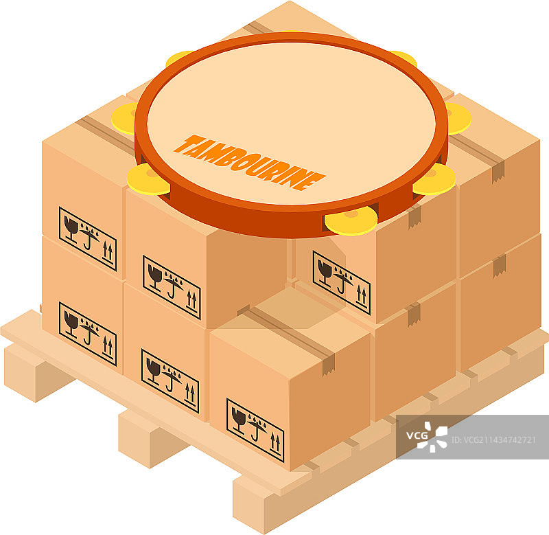 2.5D手鼓图标打击乐器图片素材