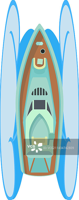 奢华游艇等距白色电源图标图片素材