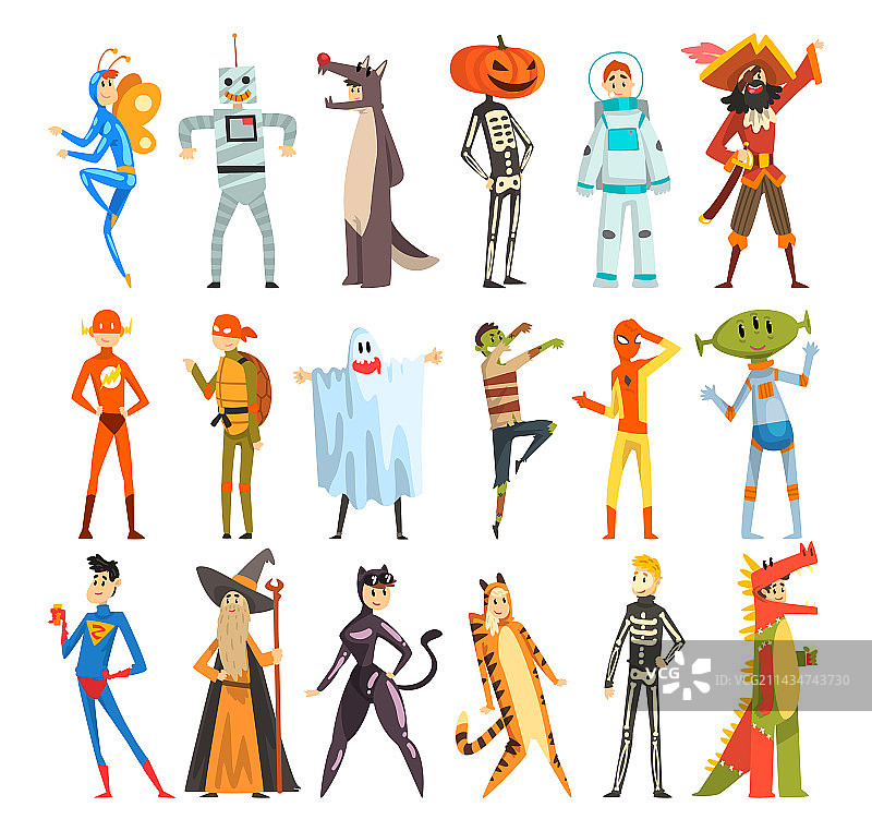 人们戴着狂欢节或化装舞会面具图片素材