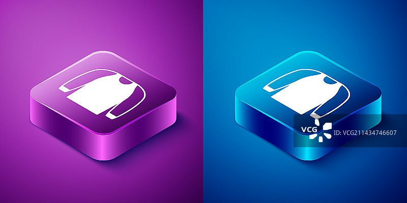 2.5D毛衣蓝紫色背景图标图片素材