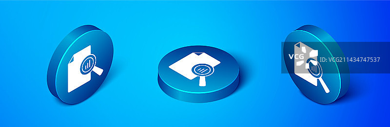 2.5D图表文档图标图片素材