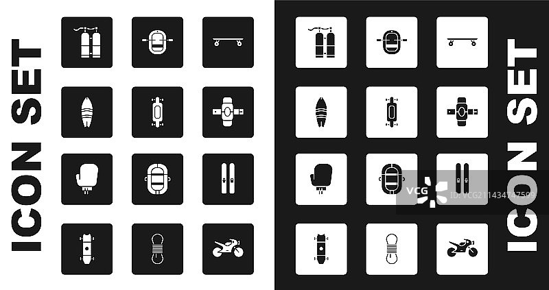 长板滑板冲浪板潜水装置图片素材