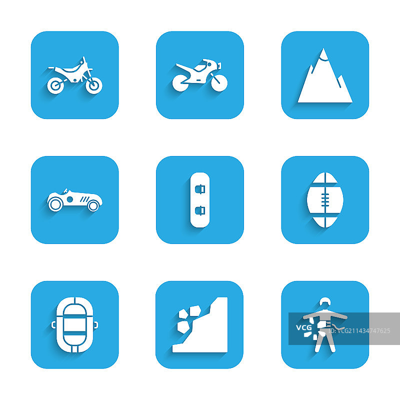 滑雪板、滑坡、蹦极、橄榄球图片素材