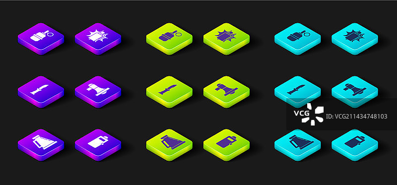 扩音器、警用防暴盾牌和军用装备图片素材