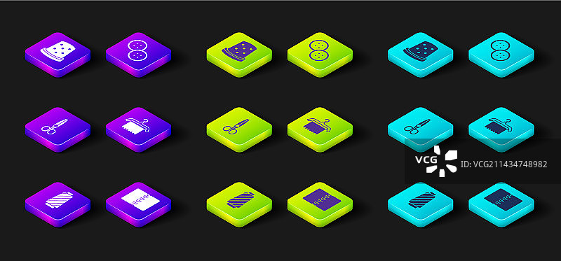 线轴和纺织面料卷图片素材