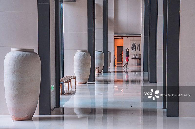 南京涵碧楼回廊设计图片素材