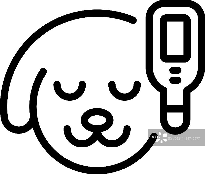 宠物动物兽医图标轮廓图片素材