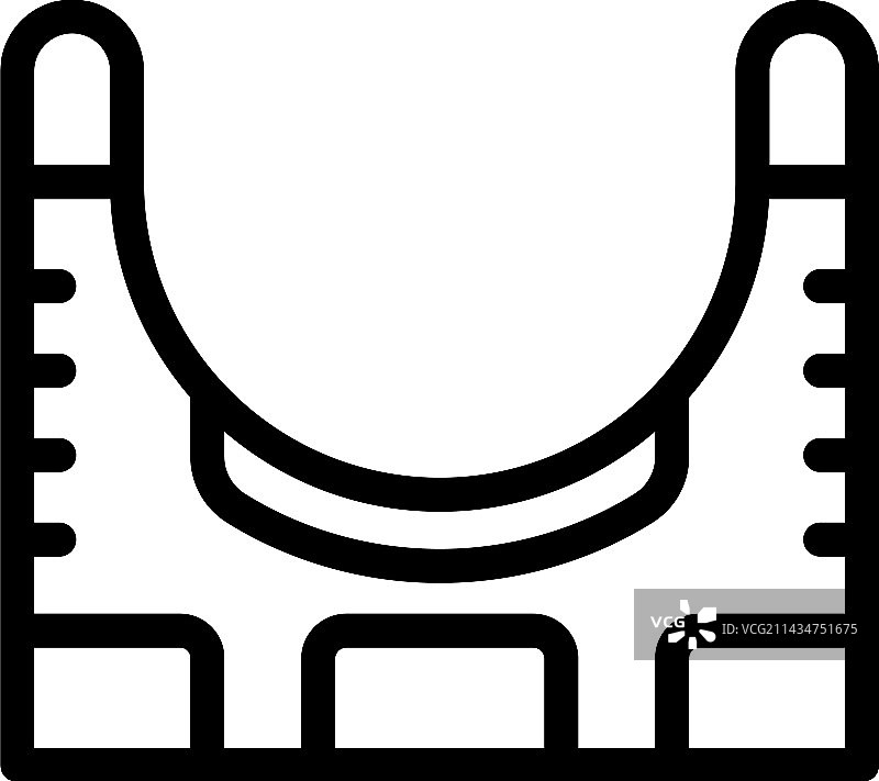 滑板坡道图标图片素材