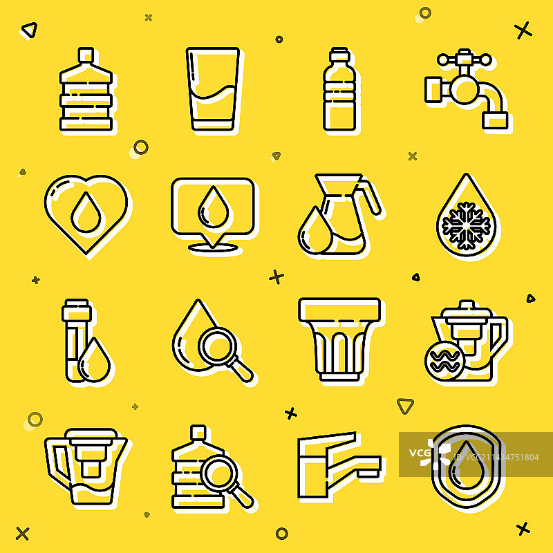 带过滤器的防水水壶，除霜图片素材