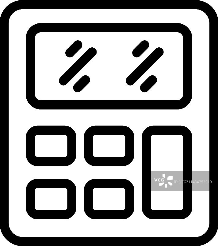 金融计算器图标（税务主题）图片素材