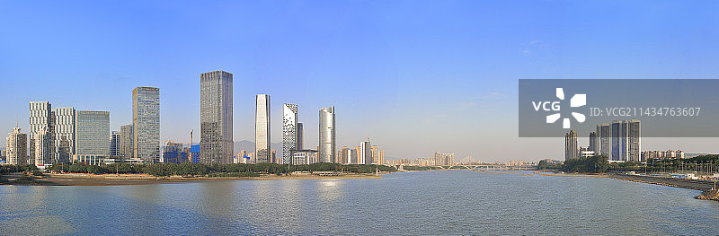 福建福州金山大桥闽江下游图片素材