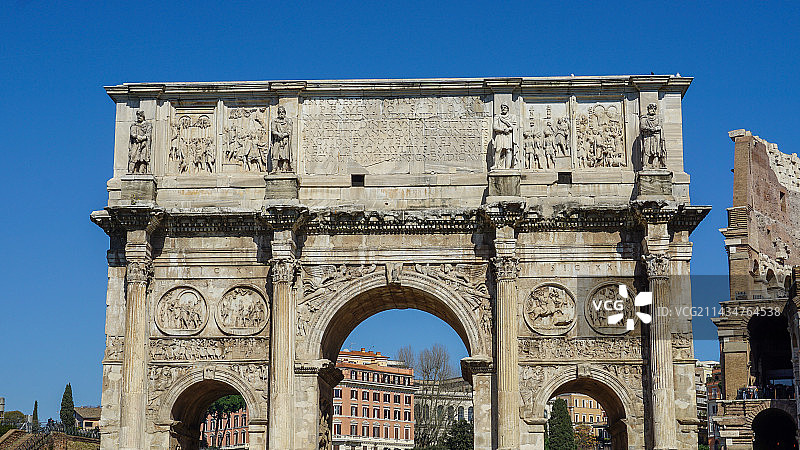 古罗马遗迹凯旋门图片素材