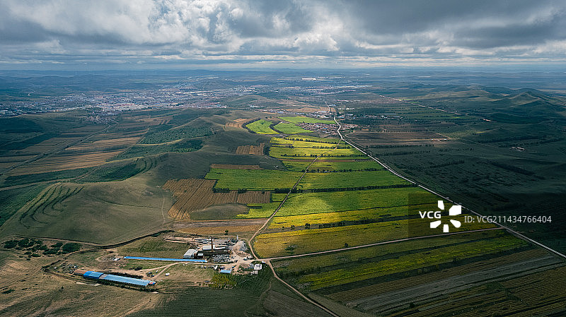 小众火山遗迹：太仆寺旗石条山和原野图片素材