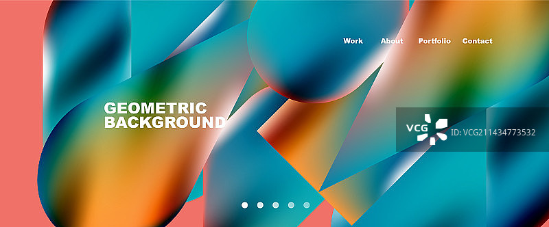 Glassmorphism登陆页背景模板图片素材