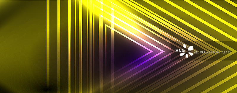 霓虹灯发光技术线高科技未来主义图片素材