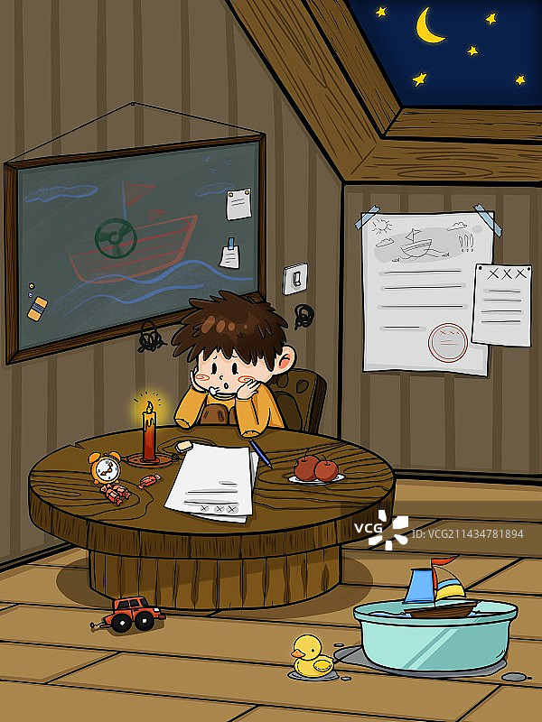 深夜航海大计划图片素材