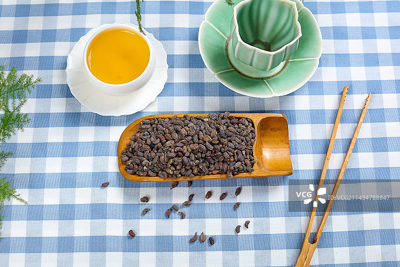 中医中药材女贞子图片素材