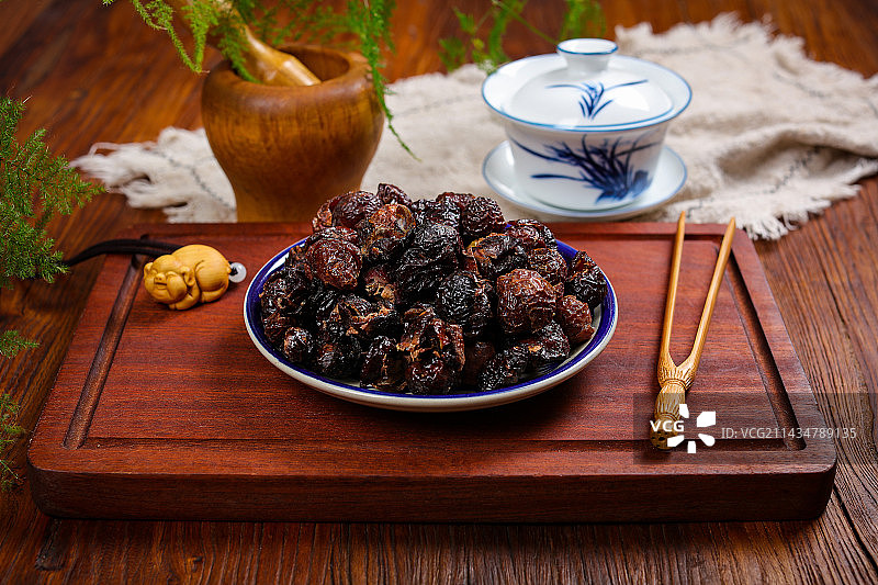 传统中医中草药材油珠子无患子图片素材