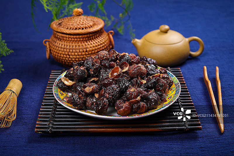 传统中医中药材洗手果无患子图片素材