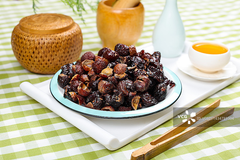 中医中草药材无患子果图片素材