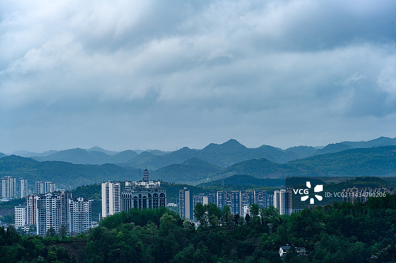 雨后的贵州山水图片素材