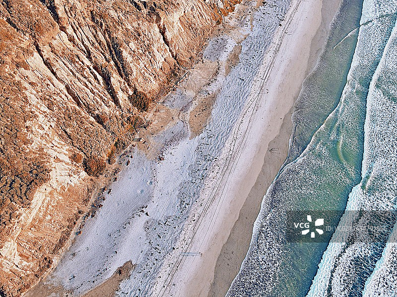加州黑沙滩图片素材