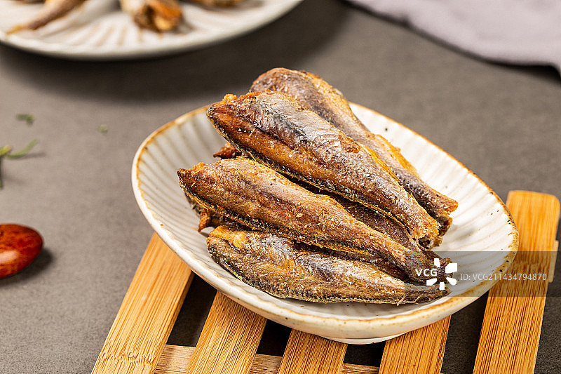 美味零食小吃小鱼干图片素材