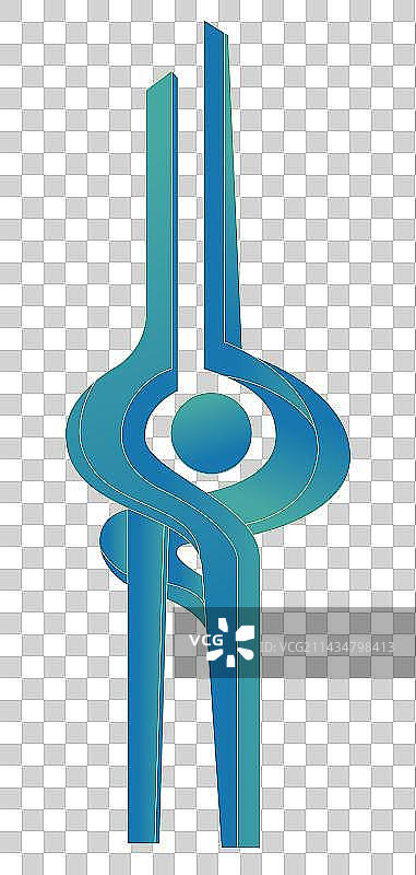 济南城市地标建筑插画图片素材