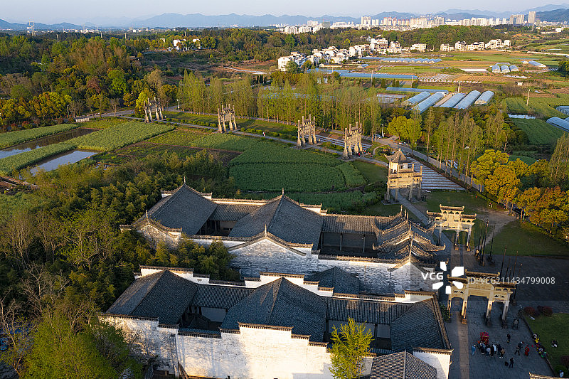 安徽歙县棠樾古村牌坊群图片素材