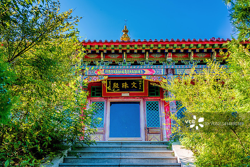 中国辽宁阜新海棠山普安寺图片素材