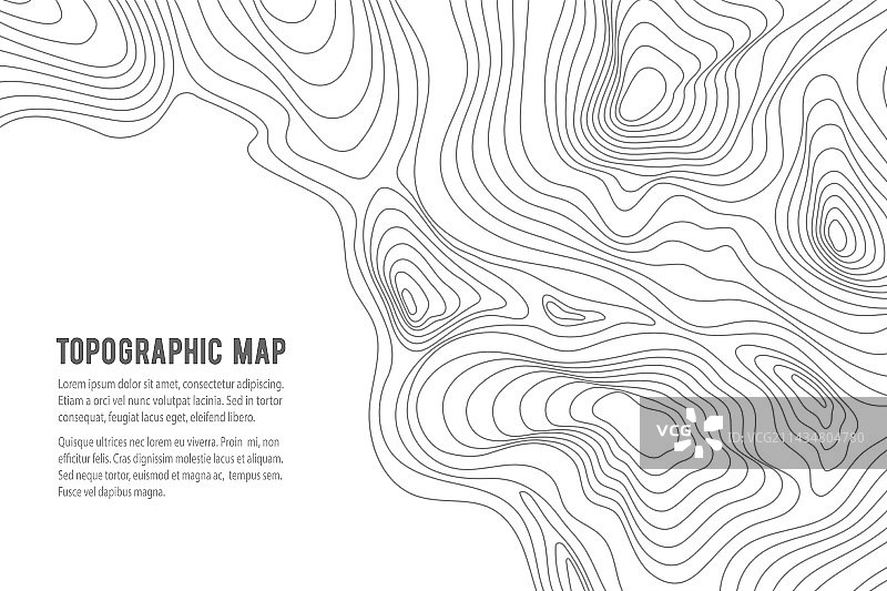地形图网格纹理浮雕轮廓图片素材