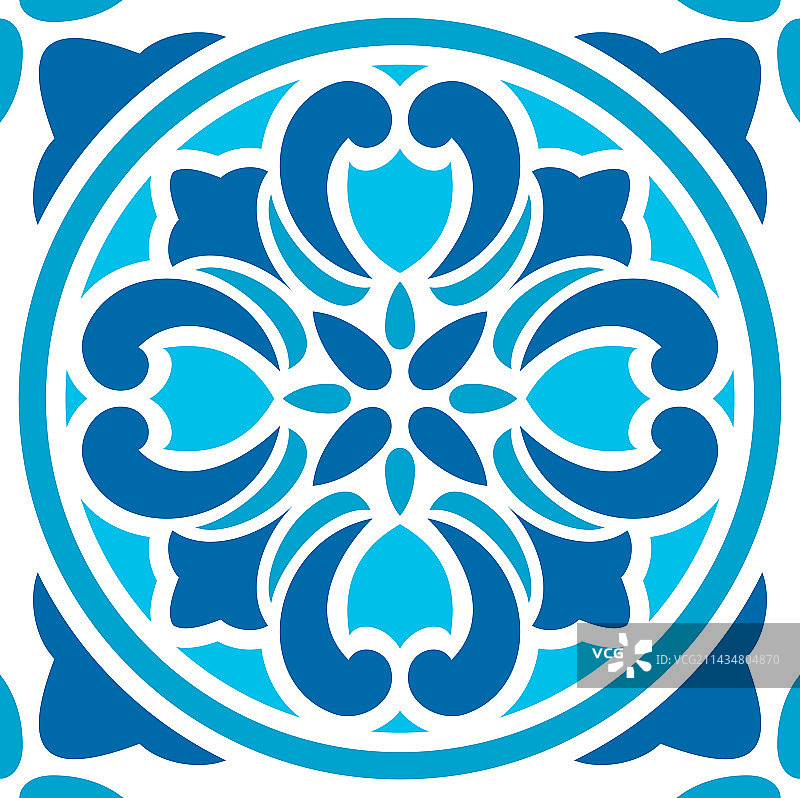 葡萄牙摩洛哥瓷砖装饰图案图片素材