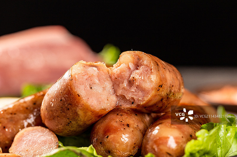 美味的烤肠图片素材