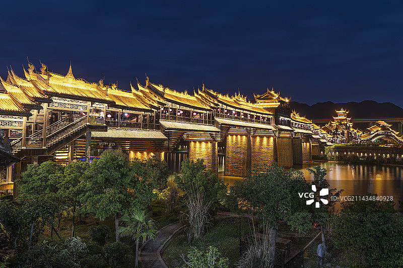 重庆市黔江区濯水古镇图片素材