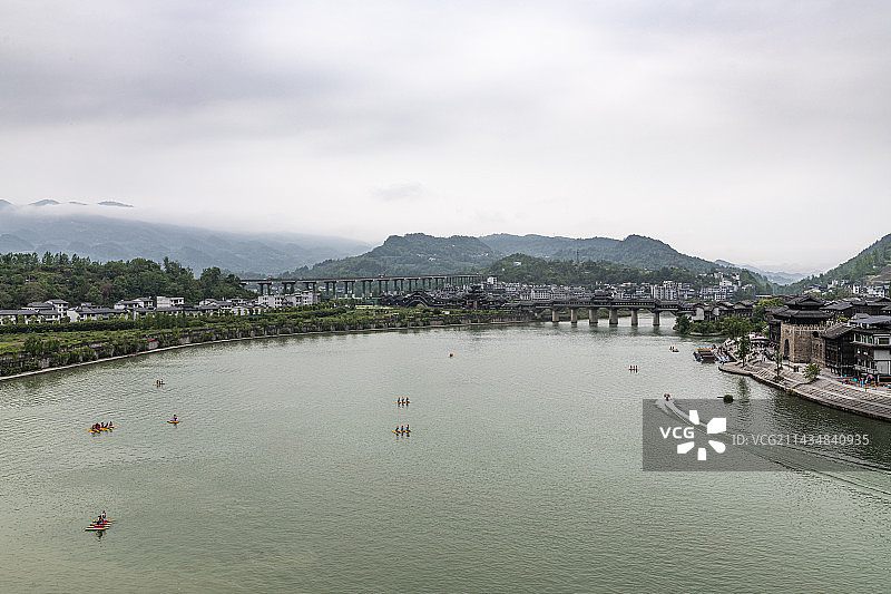 重庆市黔江区濯水古镇图片素材