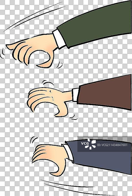 伸手抓取动作元素图片素材
