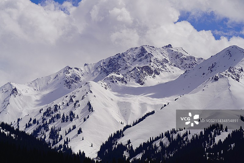 西天山的一角图片素材