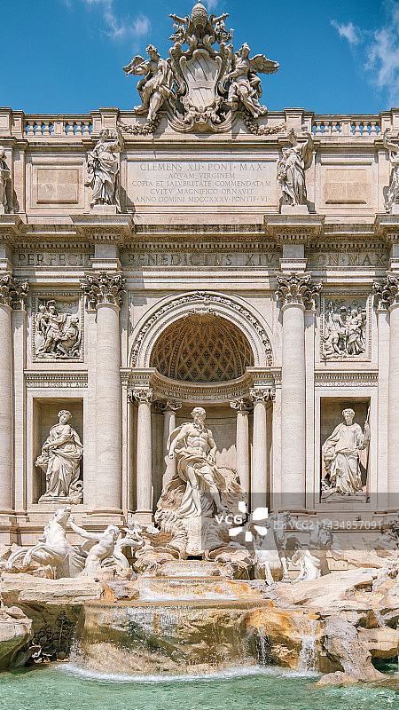 意大利罗马特莱维喷泉图片素材