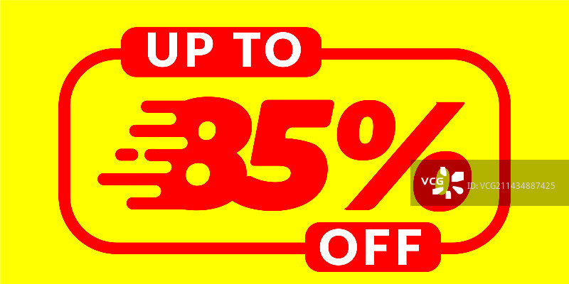 85折促销banner图片素材