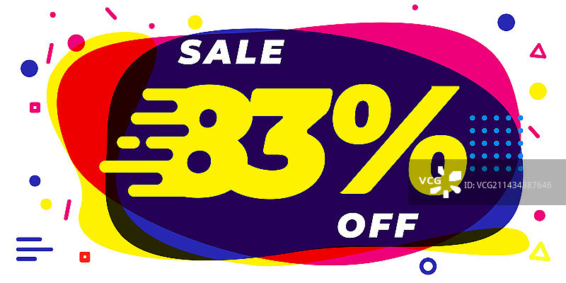 83折促销banner图片素材