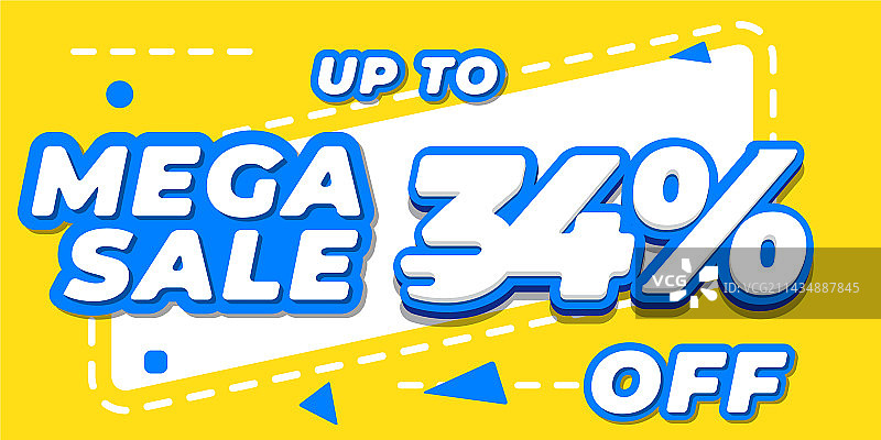 34折促销banner图片素材