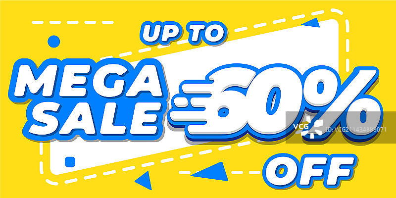 60折扣促销banner图片素材