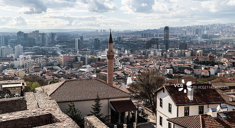 安卡拉城市，贫民窟，居民楼图片素材