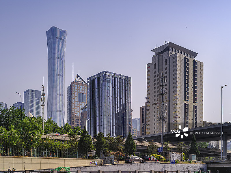 北京CBD核心区图片素材