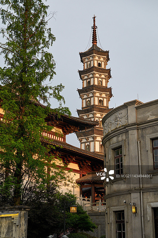 衢州 水亭门 天王塔图片素材