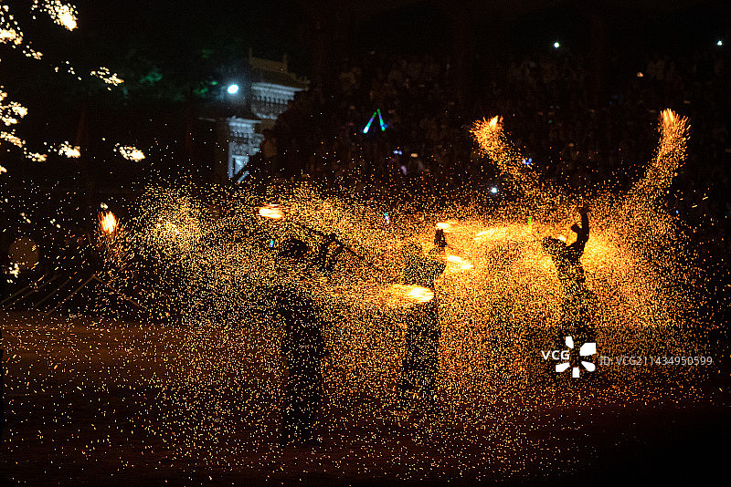 大宋武侠城|打铁花图片素材