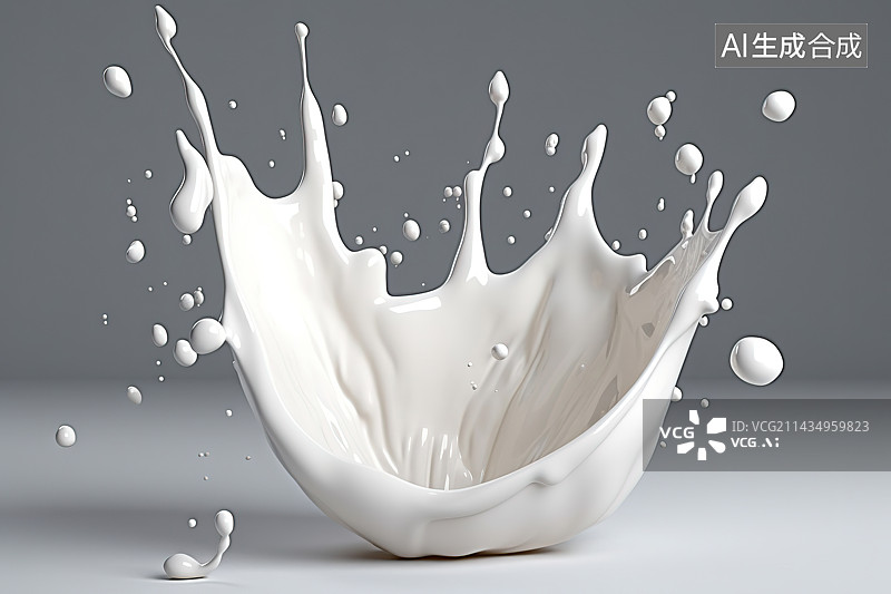 【AI数字艺术】牛奶图片素材